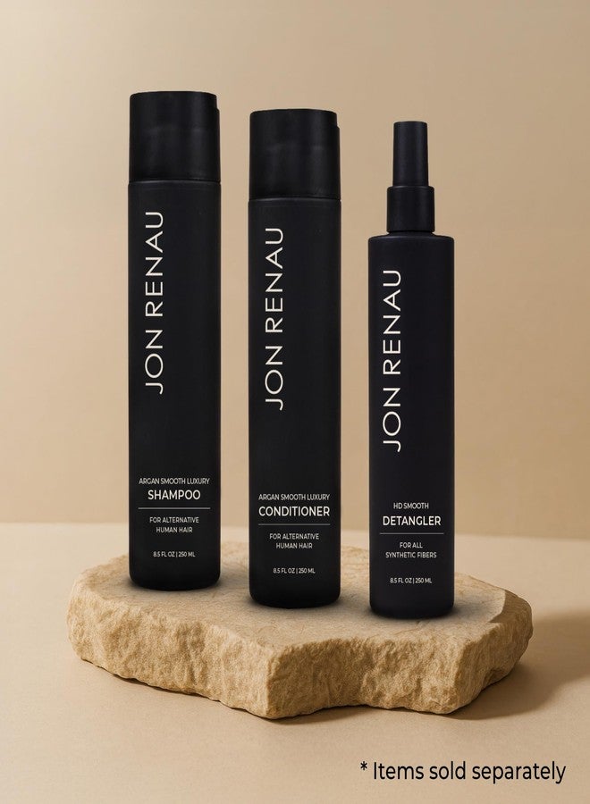 Jon Renau Argan Smooth Luxury Conditioner, Deep Hydration, Detangling, and Frizz Control, Moisturizing Argan Oil Formula for Human Hair Wigs and Toppers, Color Safe and Lightweight, Wig Care Products - Image 5
